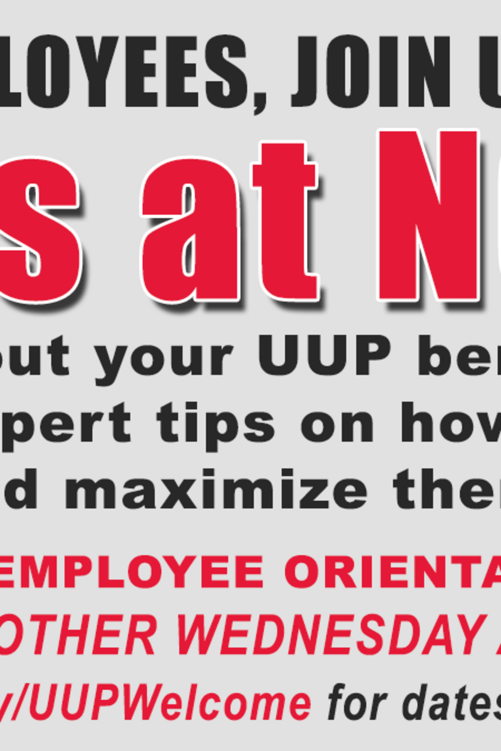 New Employee Orientation at Noon